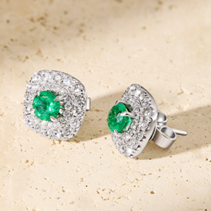 Aretes Brisa de Esmeralda